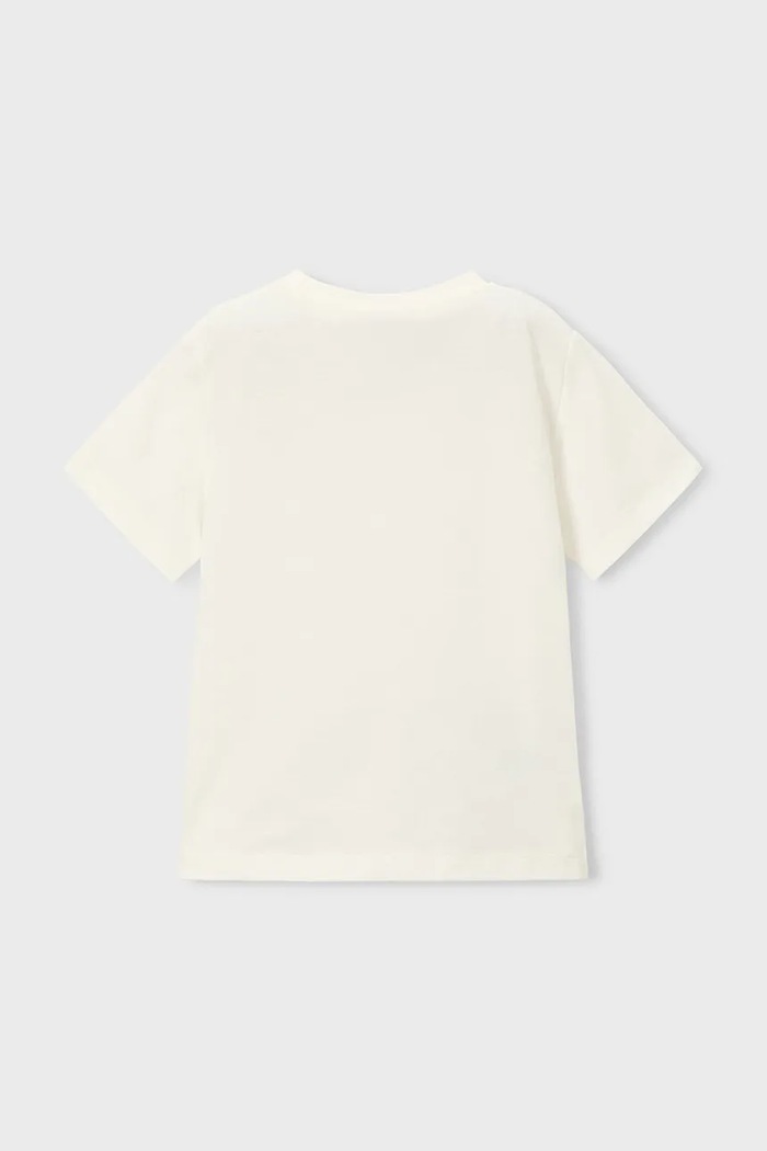 Chłopiec Mayoral t-shirt bawełniany dziecięcy 3062.5D.Mini.PPY2 beżowy