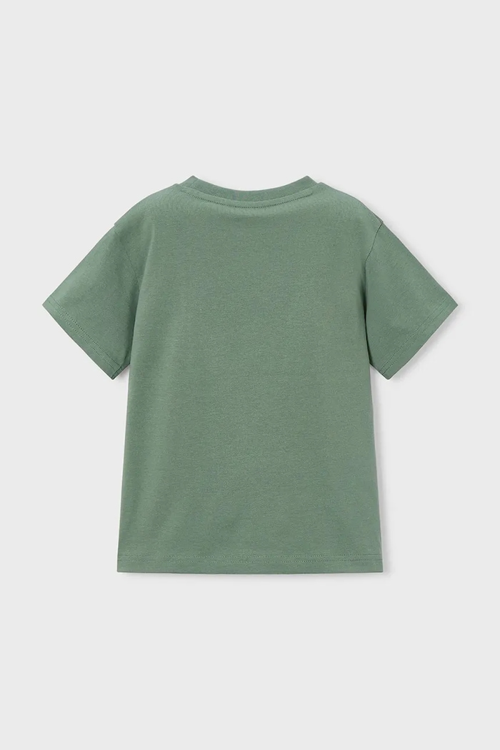 Chłopiec Mayoral t-shirt bawełniany dziecięcy 3070.5F.Mini.PPY2 zielony
