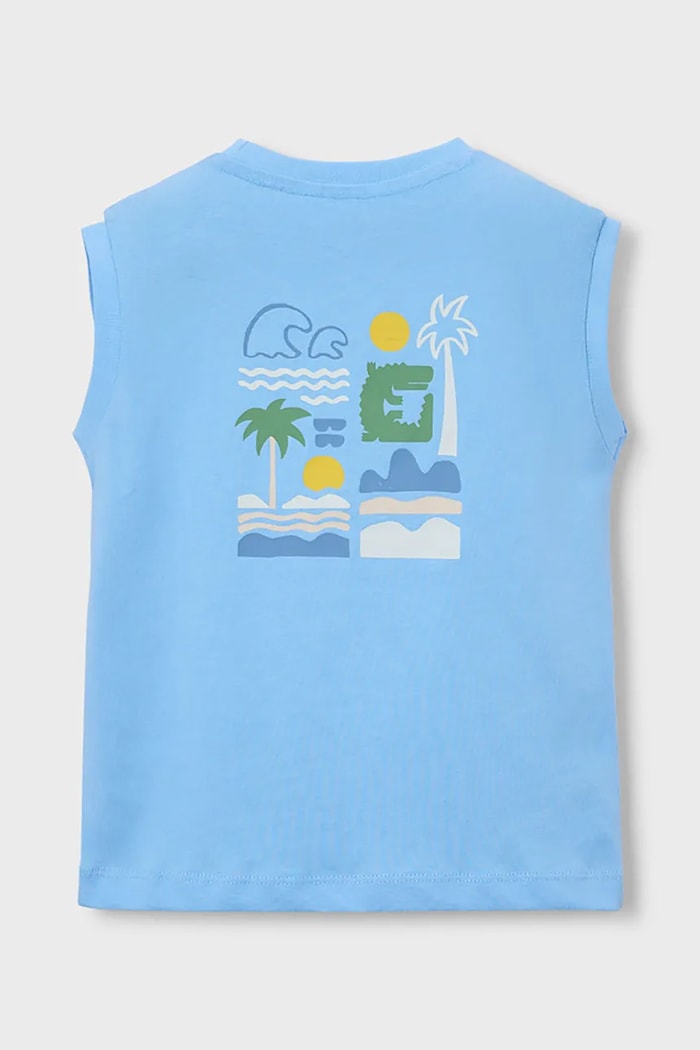 Дитячий топ Mayoral 3085.5J.Mini.PPY2 блакитний SS26