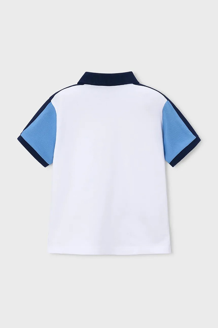 Detské polo tričko Mayoral 3109.5G.Mini.PPY2 biela SS26
