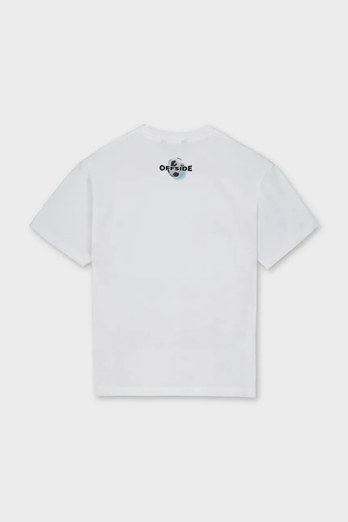 Băieți Mayoral tricou de bumbac pentru copii 6036.7F.Junior.PPY2 alb