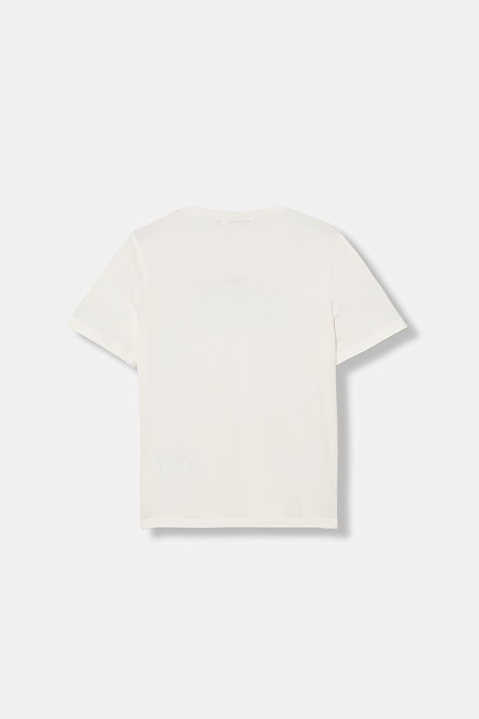 EA7 Emporio Armani t-shirt bawełniany dziecięcy 7B000295.AF10375 beżowy SS26