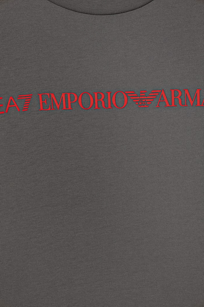 Băieți EA7 Emporio Armani tricou pentru copii bumbac 7B000262.AF12874 gri