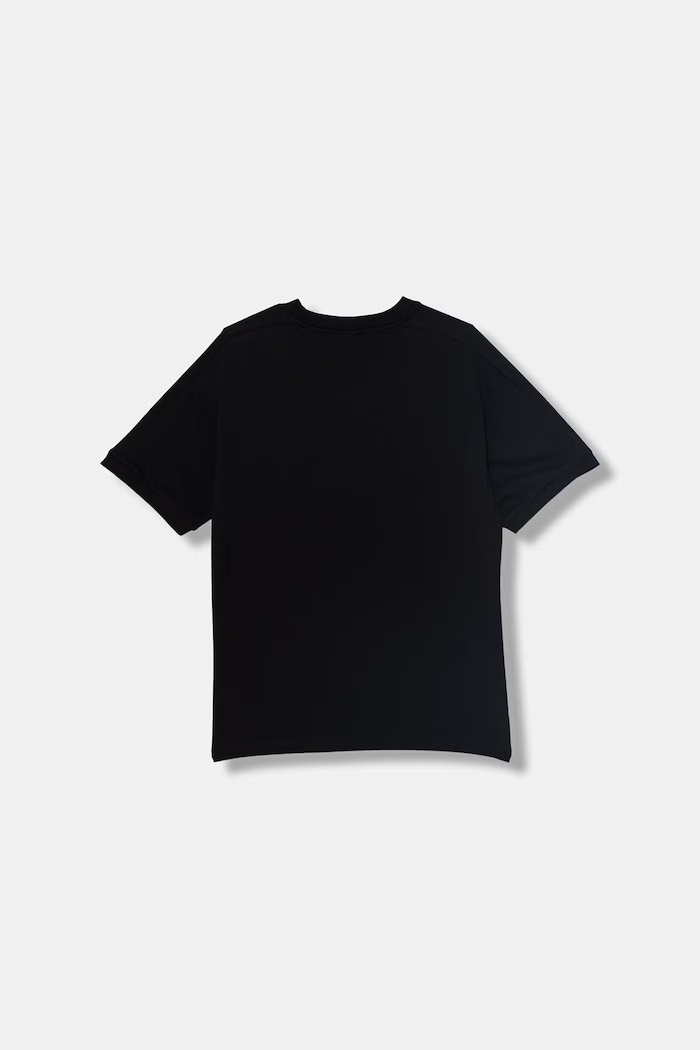 EA7 Emporio Armani tricou pentru copii bumbac 7B000251.AF10375 negru SS26