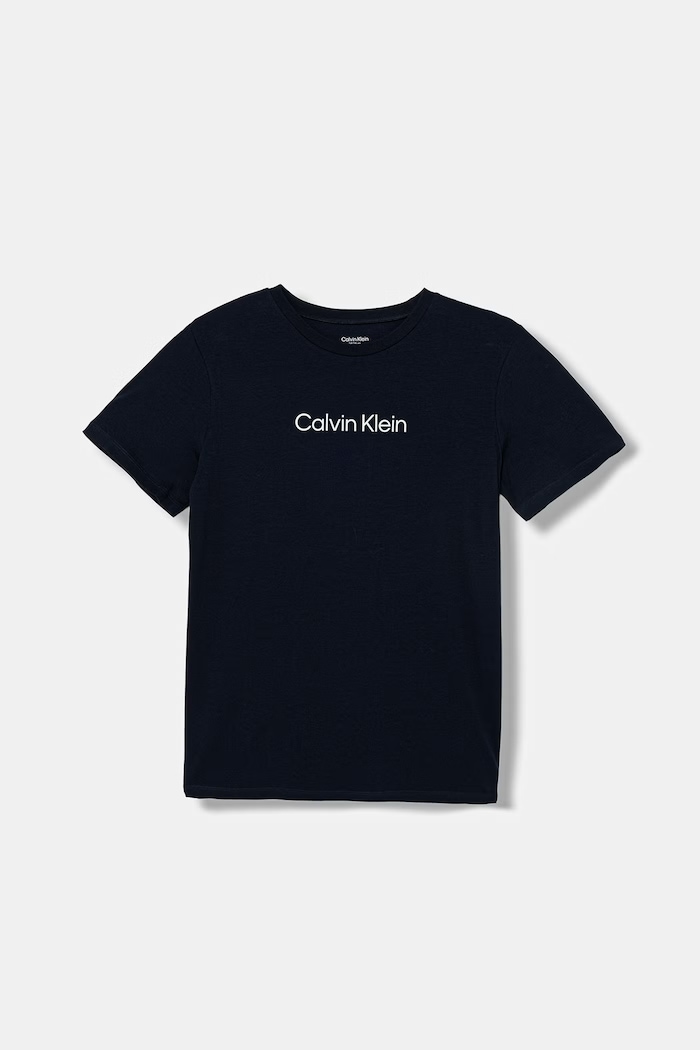 Băieți Calvin Klein Underwear tricou basic pentru copii bumbac cu elastan pachet de 2 B70B700513.PPY2 gri