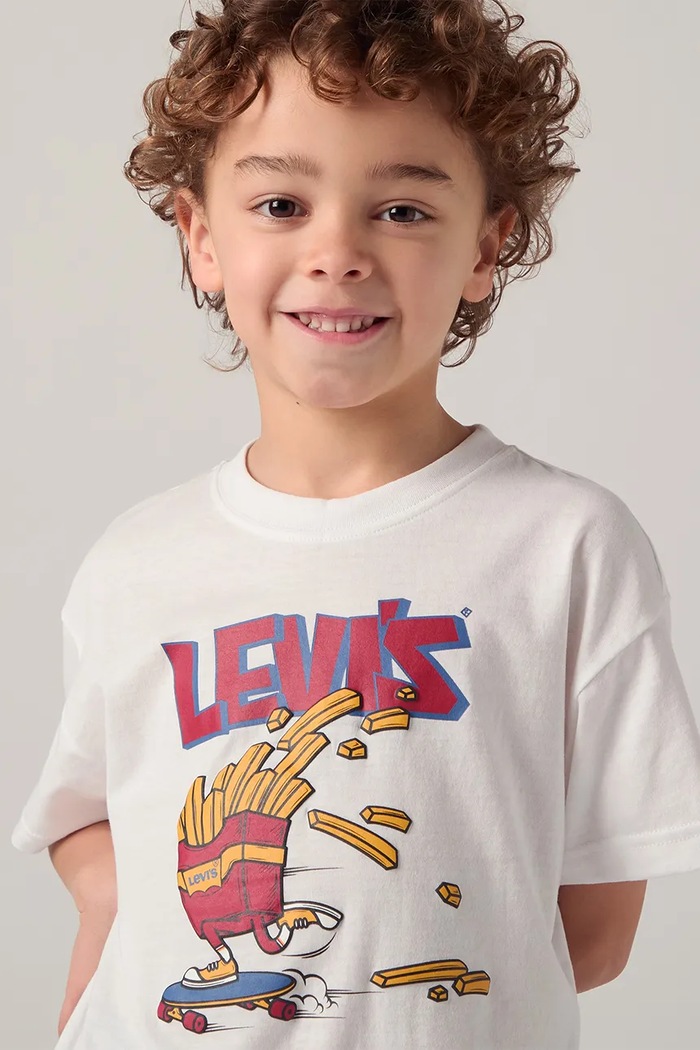 Levi's t-shirt dziecięcy FRIES ON THE LOOSE TEE 8EP641