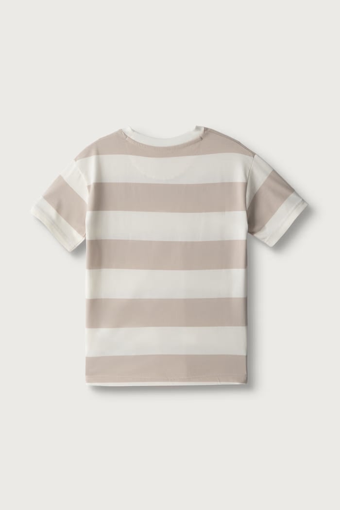 Levi's T-shirt dziecięcy z bawełną BIG STRIPE TEE 9EP864 szary SS26