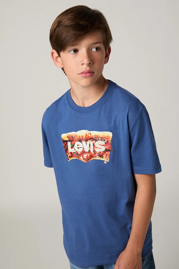 Levi's tricou copii BATWING SLICE TEE print albastru 9ER094