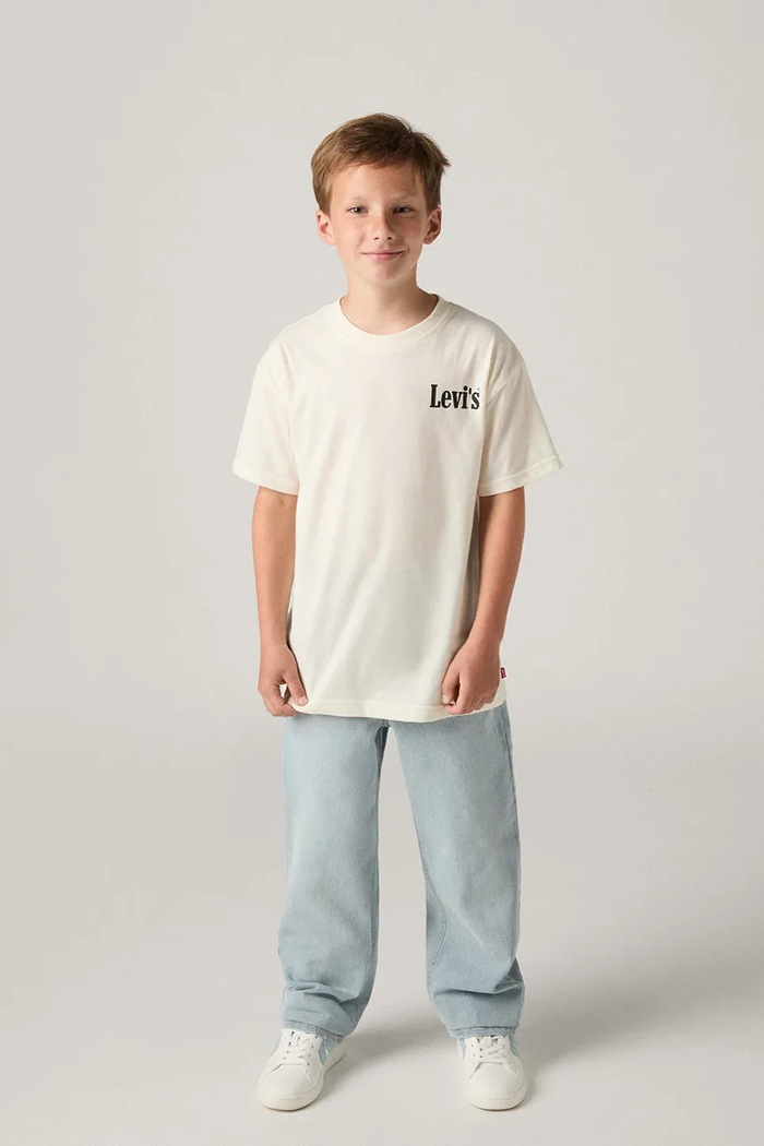 Levi's tricou copii AQUATIC LOUNGE TEE 9ER095 bej
