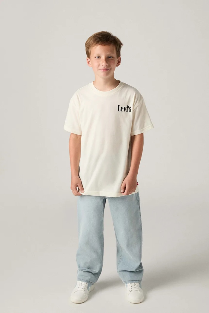 Levi's tricou copii AQUATIC LOUNGE TEE 9ER095 bej