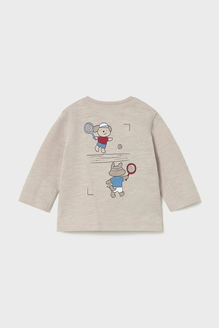 Лонгслив для младенцев Mayoral Newborn 1075.1L.Newborn.PPY2 бежевый SS26