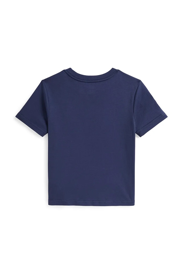 Polo Ralph Lauren t-shirt bawełniany dziecięcy 322832907503 granatowy SS26