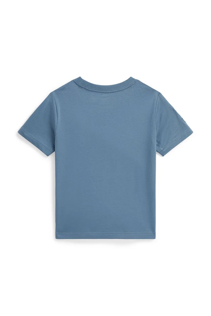 Detské bavlnené tričko Polo Ralph Lauren 322832907506 modrá SS26