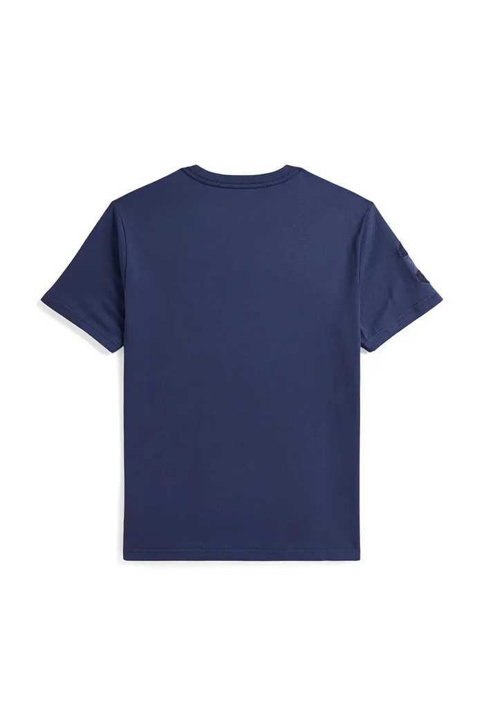 Polo Ralph Lauren tricou de bumbac pentru copii 323832907504 bleumarin SS26