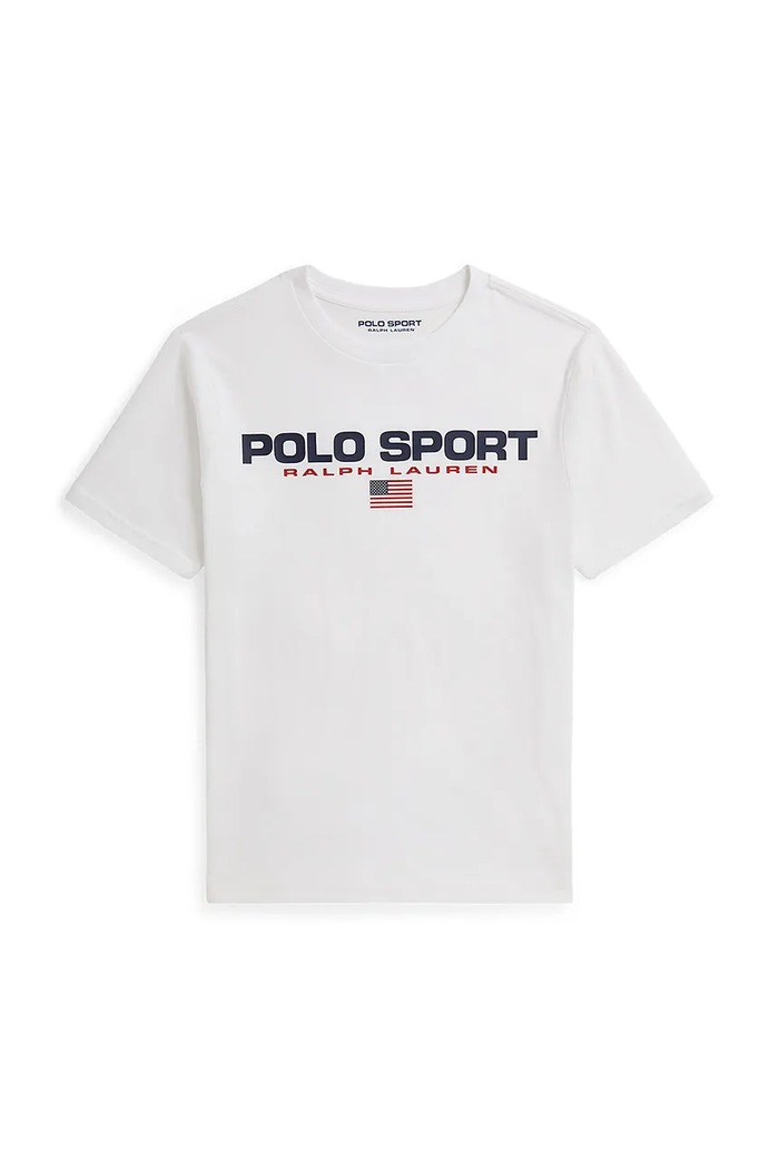 Polo Ralph Lauren detské basic bavlnené tričko biela 323837629501