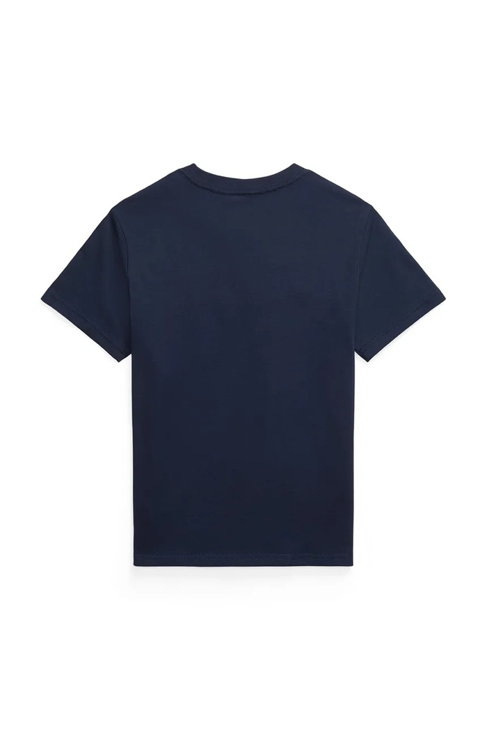 Polo Ralph Lauren detské bavlnené tričko 323964552001 tmavomodrá SS26