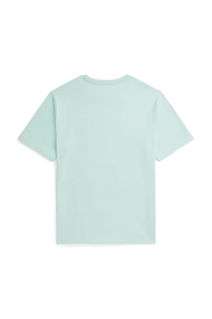 Polo Ralph Lauren t-shirt dziecięcy bawełniany 323970333501 turkusowy SS26