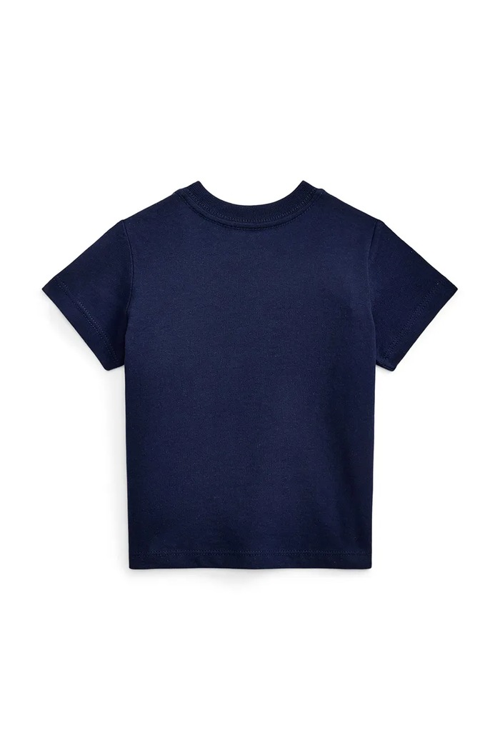 Detské bavlnené tričko Polo Ralph Lauren 320A12428001 tmavomodrá SS26