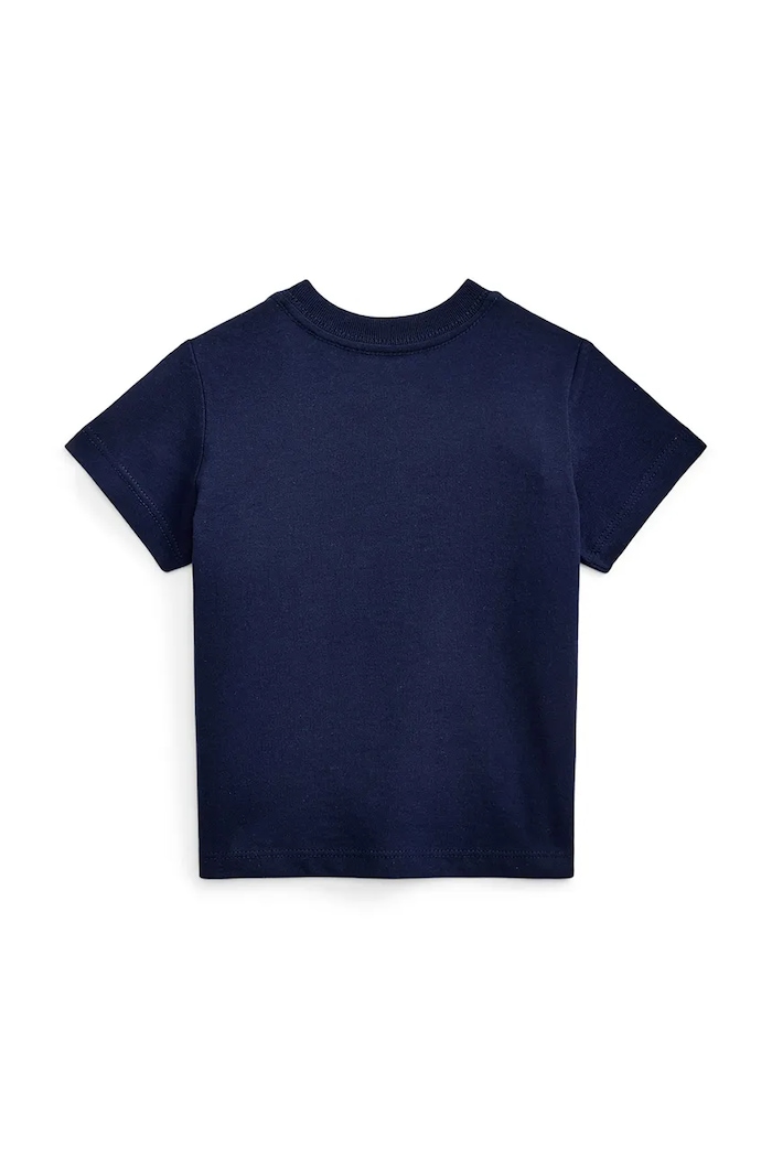 Detské bavlnené tričko Polo Ralph Lauren 320A12428001 tmavomodrá SS26