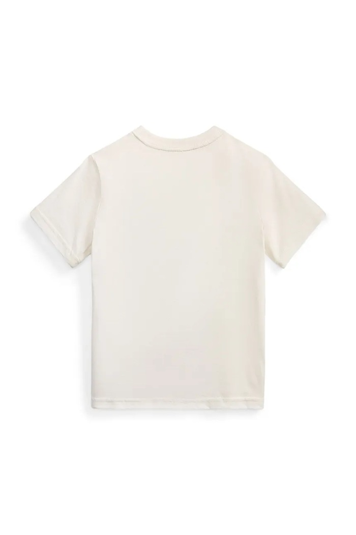 Polo Ralph Lauren tricou de bumbac pentru copii 322A12428002 alb SS26