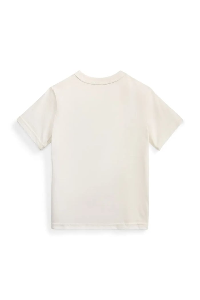 Polo Ralph Lauren tricou de bumbac pentru copii 322A12428002 alb SS26