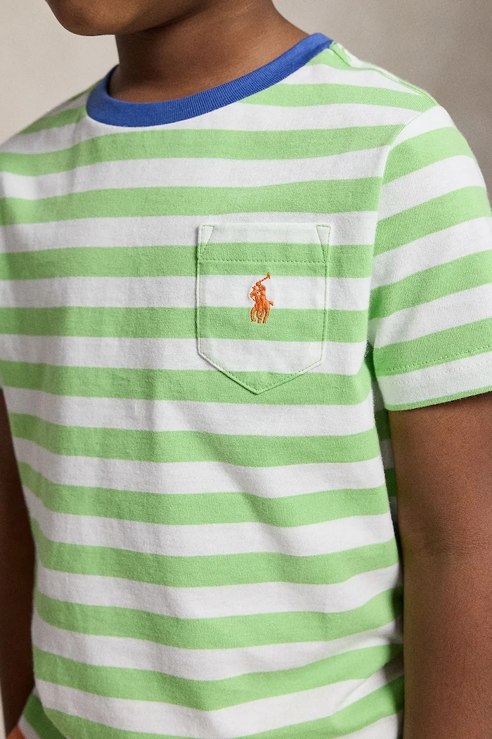 Polo Ralph Lauren t-shirt dziecięcy bawełniany 322B13586002 zielony