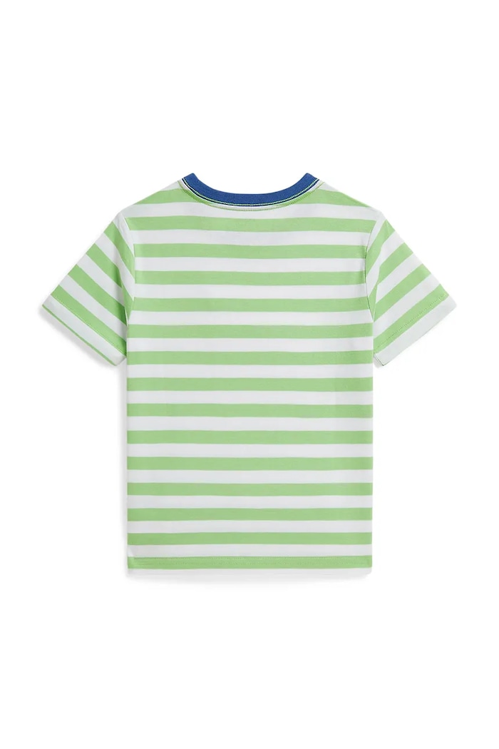 Chłopiec Polo Ralph Lauren t-shirt dziecięcy bawełniany 322B13586002 zielony