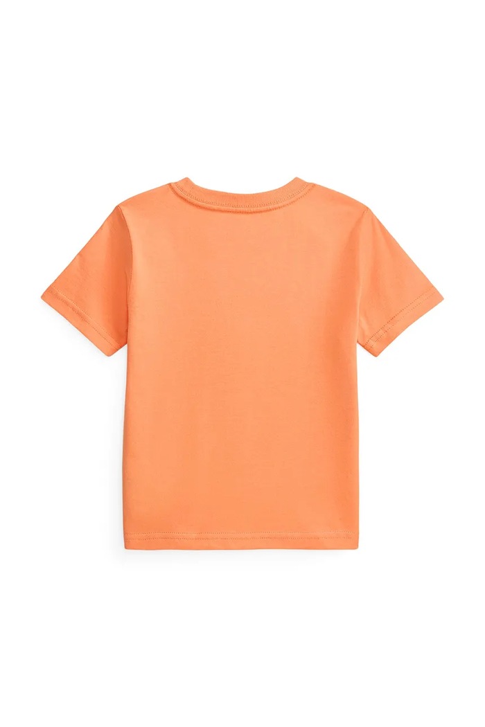 Polo Ralph Lauren T-shirt dziecięcy bawełniany 322B13589001 pomarańczowy SS26