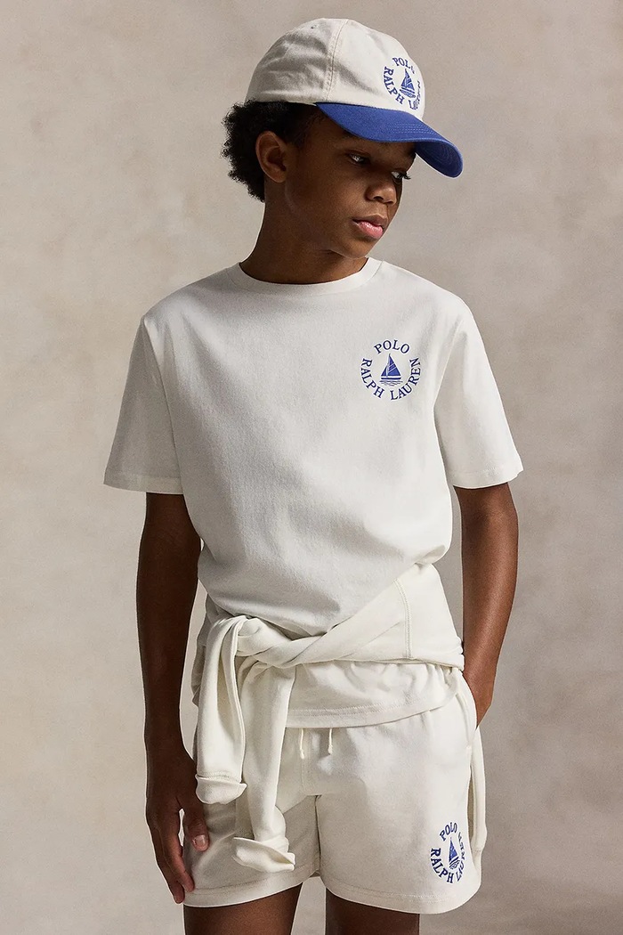 Polo Ralph Lauren t-shirt bawełniany dziecięcy bawełna biały 323A12263001