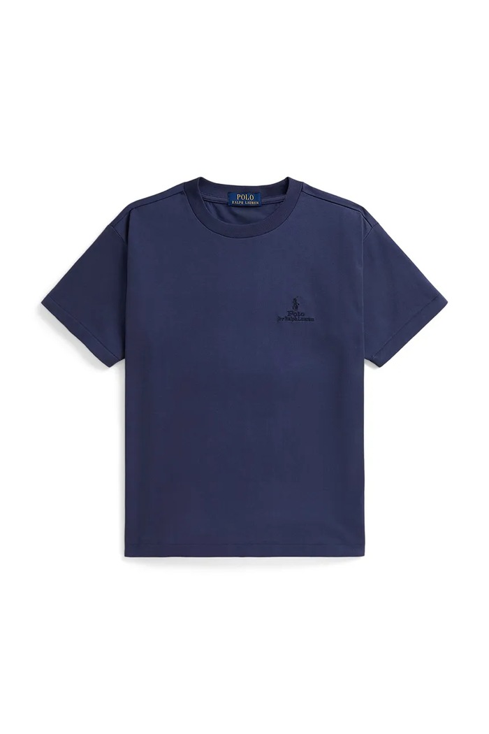 Polo Ralph Lauren tricou de bumbac pentru copii imprimeu bleumarin 323A12286003
