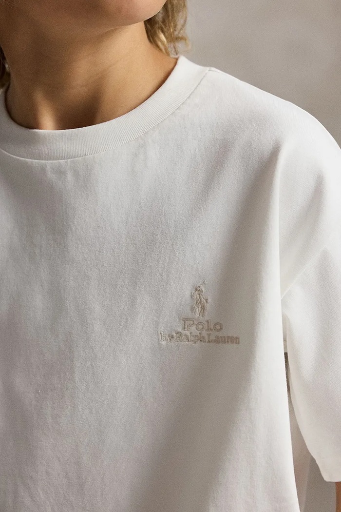 Detské bavlnené tričko Polo Ralph Lauren 323A12286004 biela