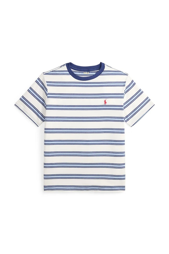 Polo Ralph Lauren t-shirt bawełniany dziecięcy 323A12297001 biały SS26