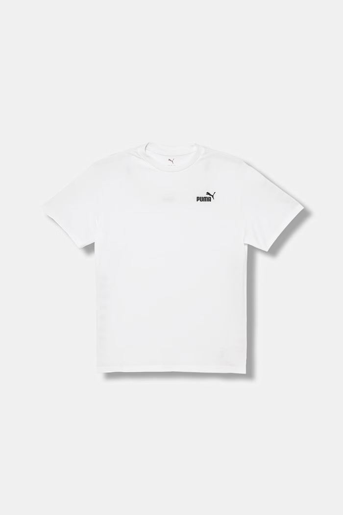 Detské bavlnené tričko Puma ESS Small No. 1 Logo bavlna biela 684920