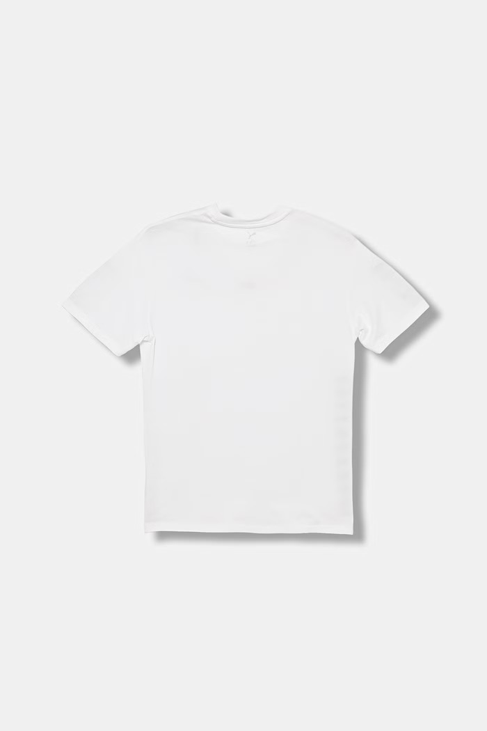 Detské bavlnené tričko Puma ESS Small No. 1 Logo 684920 biela SS26