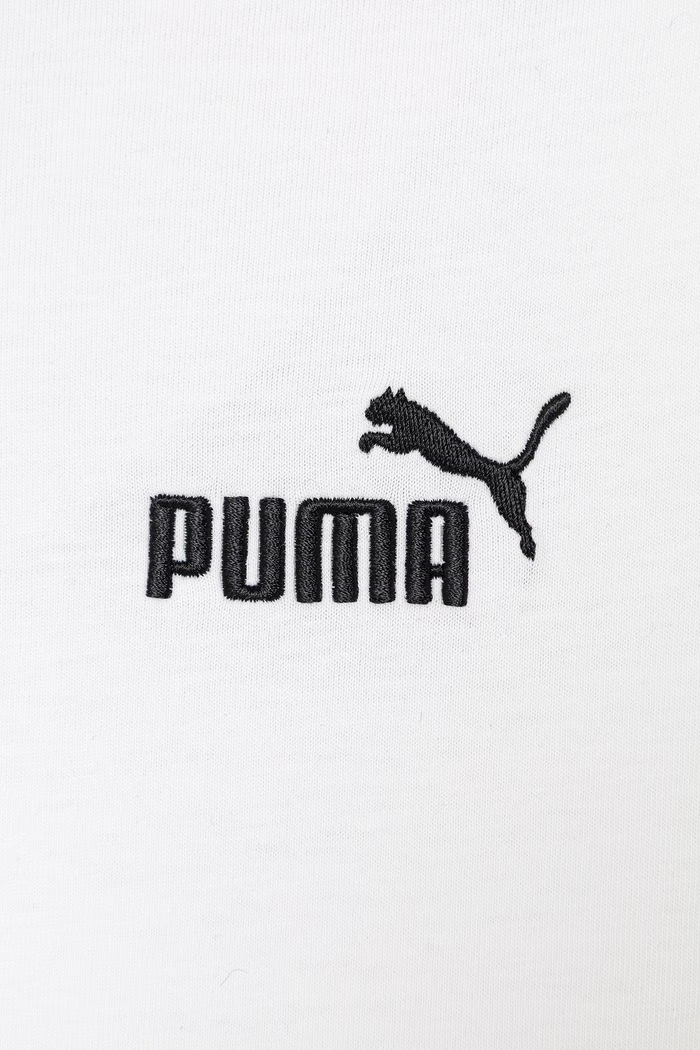 Chlapec Detské bavlnené tričko Puma ESS Small No. 1 Logo 684920 biela