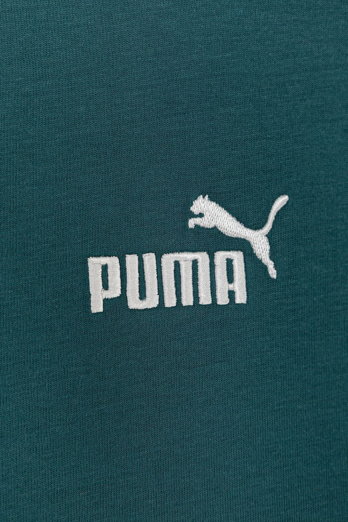 Băieți Puma tricou de bumbac pentru copii ESS Small No. 1 Logo 684920 turcoaz