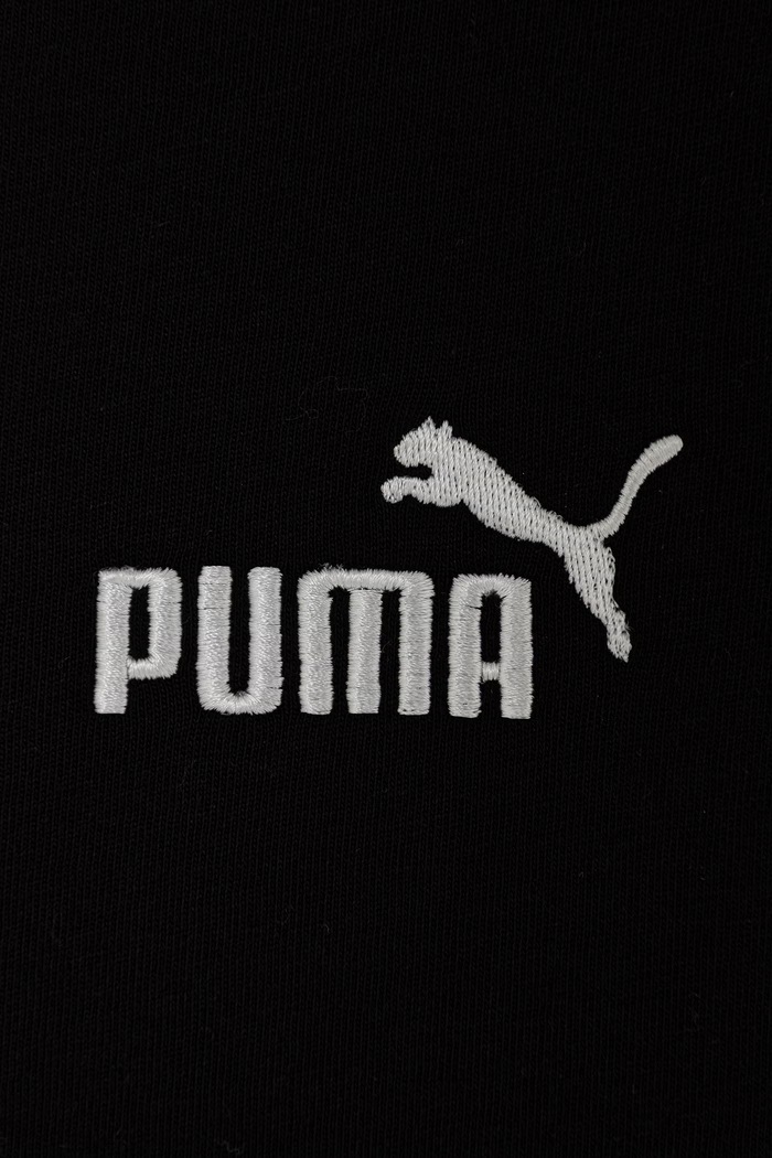 Băieți Puma tricou de bumbac pentru copii ESS Small No. 1 Logo 684920 negru