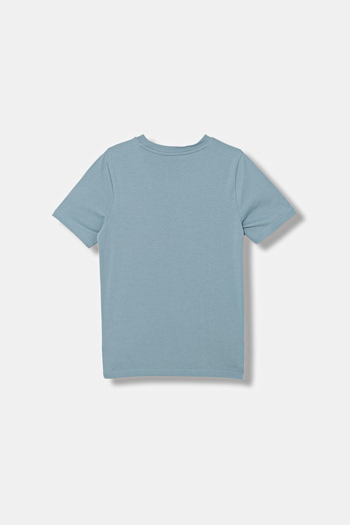 Detské bavlnené tričko Puma ESS Small No.1 Logo 692975 modrá SS26