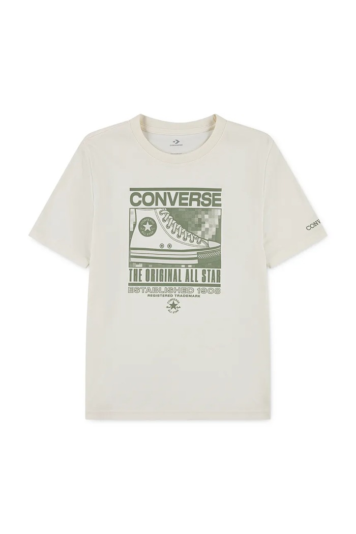 Dětské tričko Converse kulatý béžová 9CH444