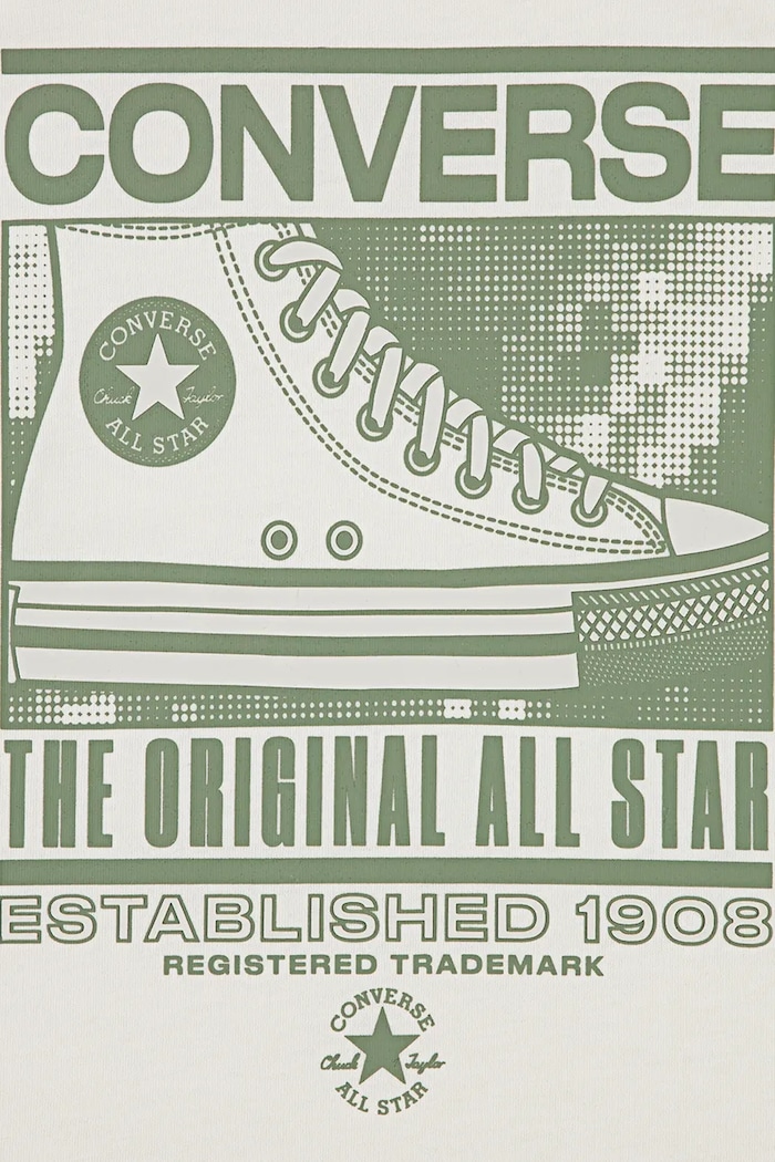 CHLAPEC Dětské tričko Converse 9CH444 béžová