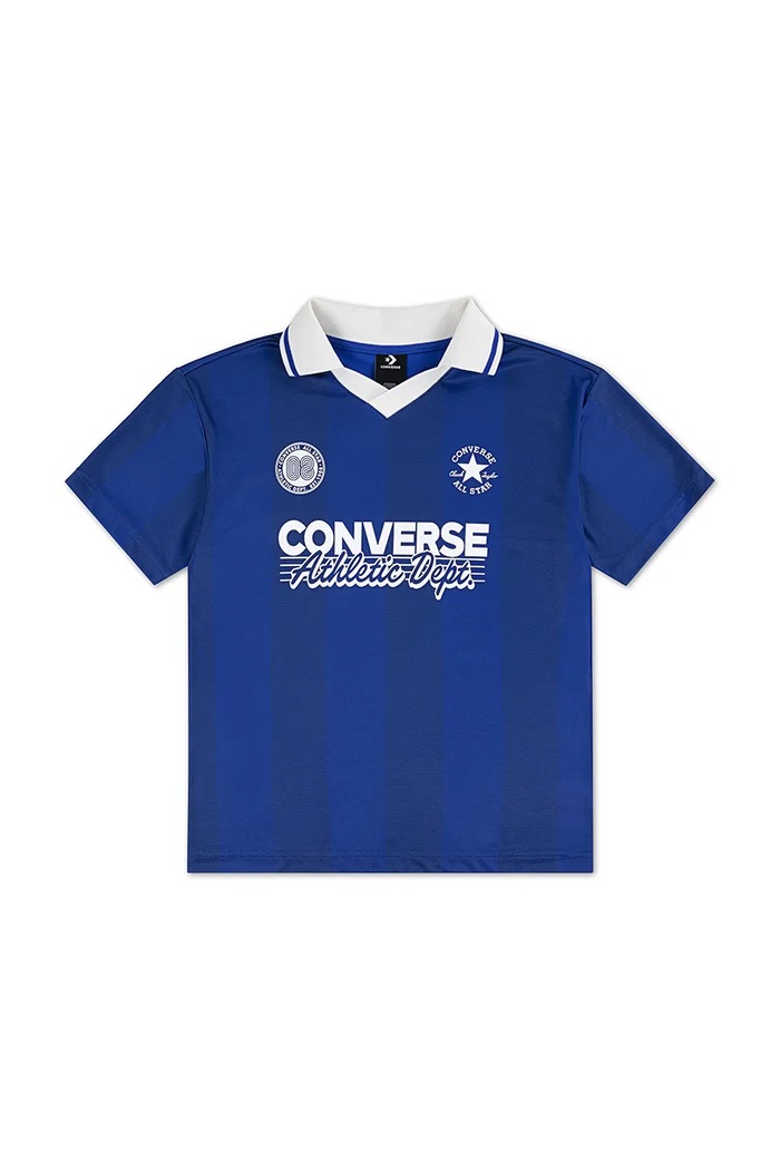 Converse polo dziecięce wzorzyste niebieski 9CH940