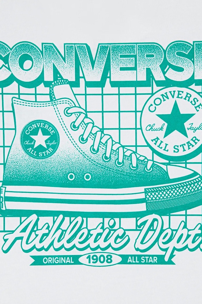 CHLAPEC Dětské tričko Converse 9CH945 béžová
