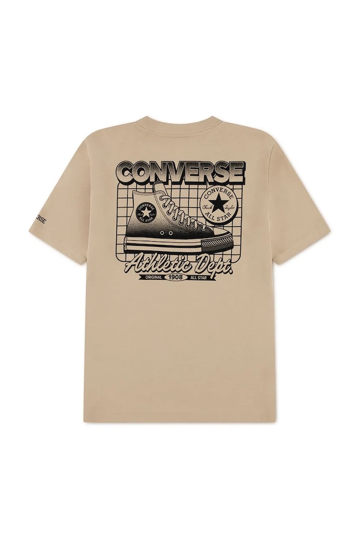 Dětské tričko Converse 9CH945 béžová SS26