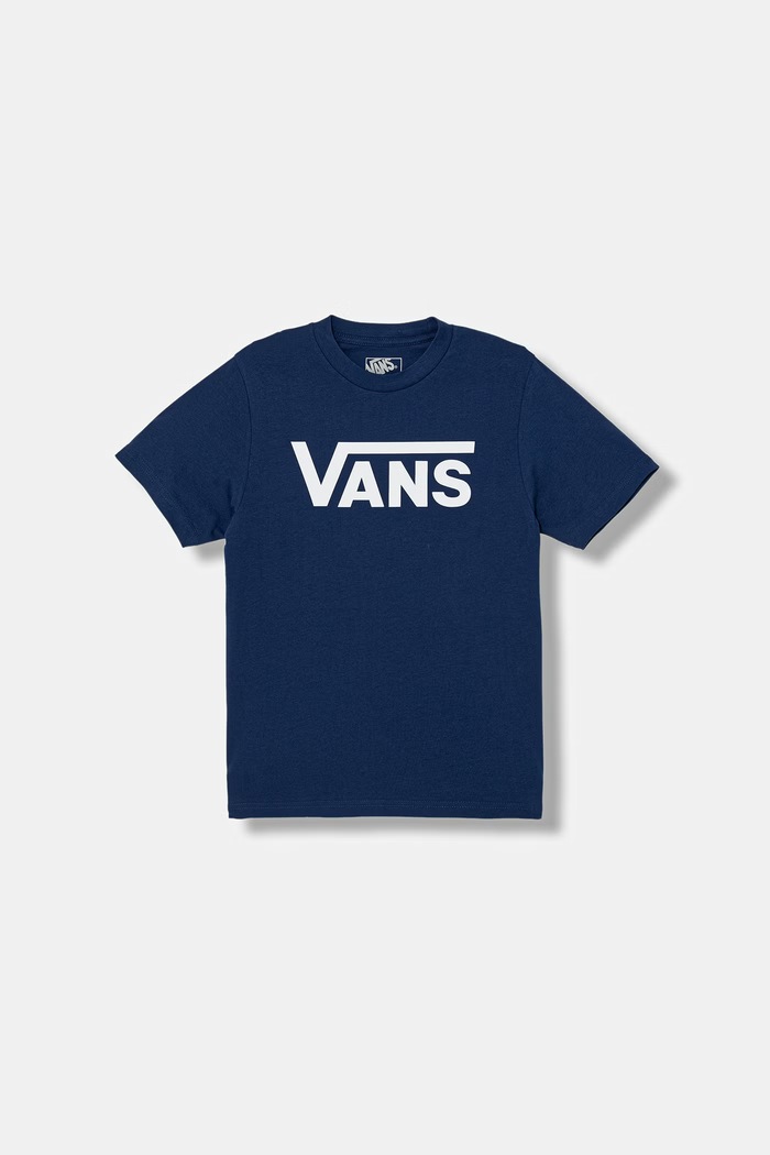 Vans gyerek pamut póló pamut sötétkék VN000IVFFOB1
