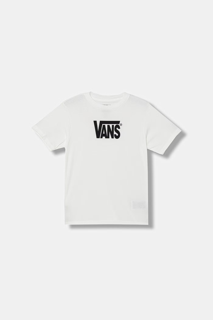 Detské bavlnené tričko Vans bavlna biela VN000TF0WHT1