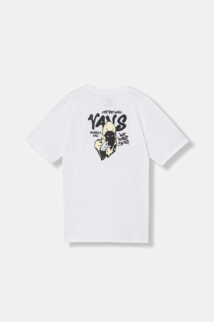 Detské bavlnené tričko Vans bavlna biela VN000VY7WHT1