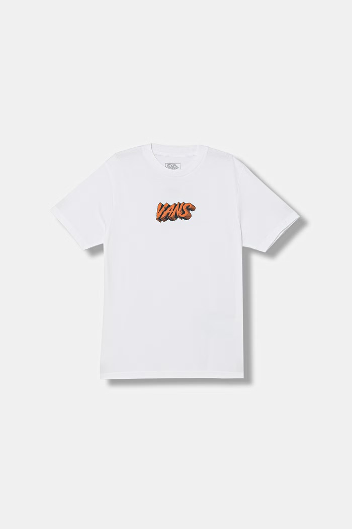 Detské bavlnené tričko Vans bavlna biela VN000W03WHT1