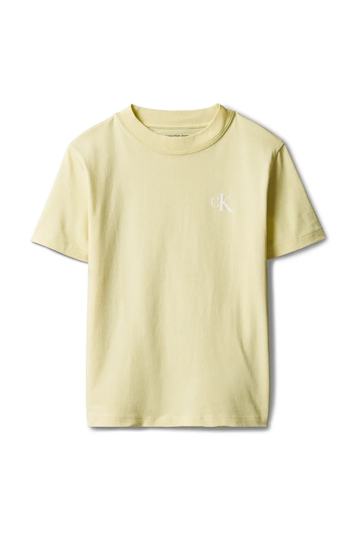 Calvin Klein Jeans tričko detské bavlnené 2-pak LVCKSJA45B.104.116.PPY2 žltá SS26