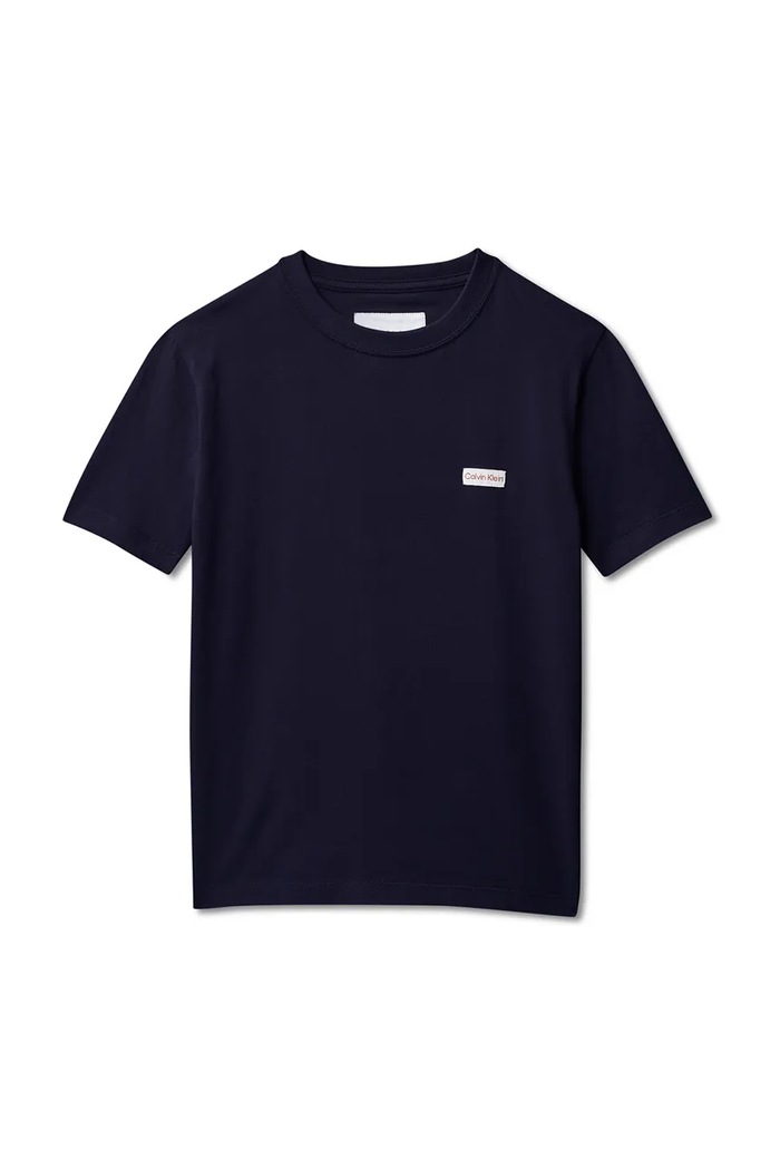 Calvin Klein Jeans tričko detské bavlnené LVCKSJA08B.128.176.PPY2 modrá SS26