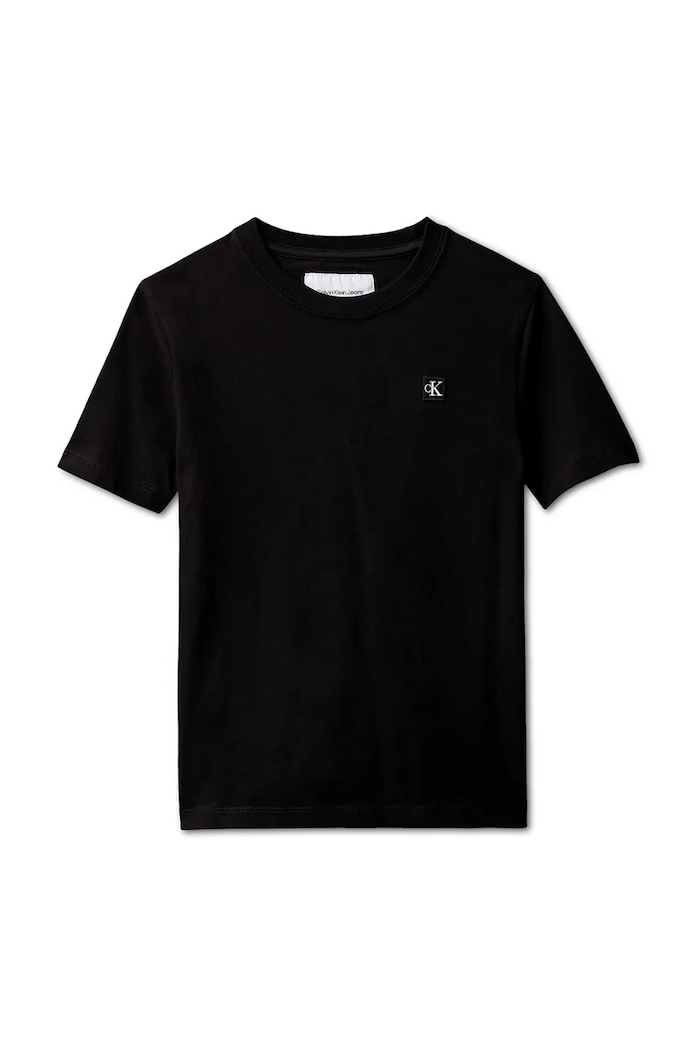 Calvin Klein Jeans tričko detské bavlnené LV1CKSJA30.104.116.PPY2 čierna SS26
